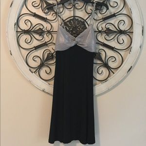 Silver Shimmer Cocktail Dress